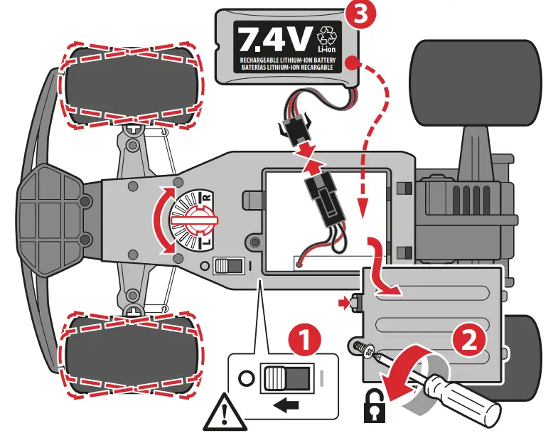 TAIYO 197398 Remote Control Iron Claw Buggy - fig 2