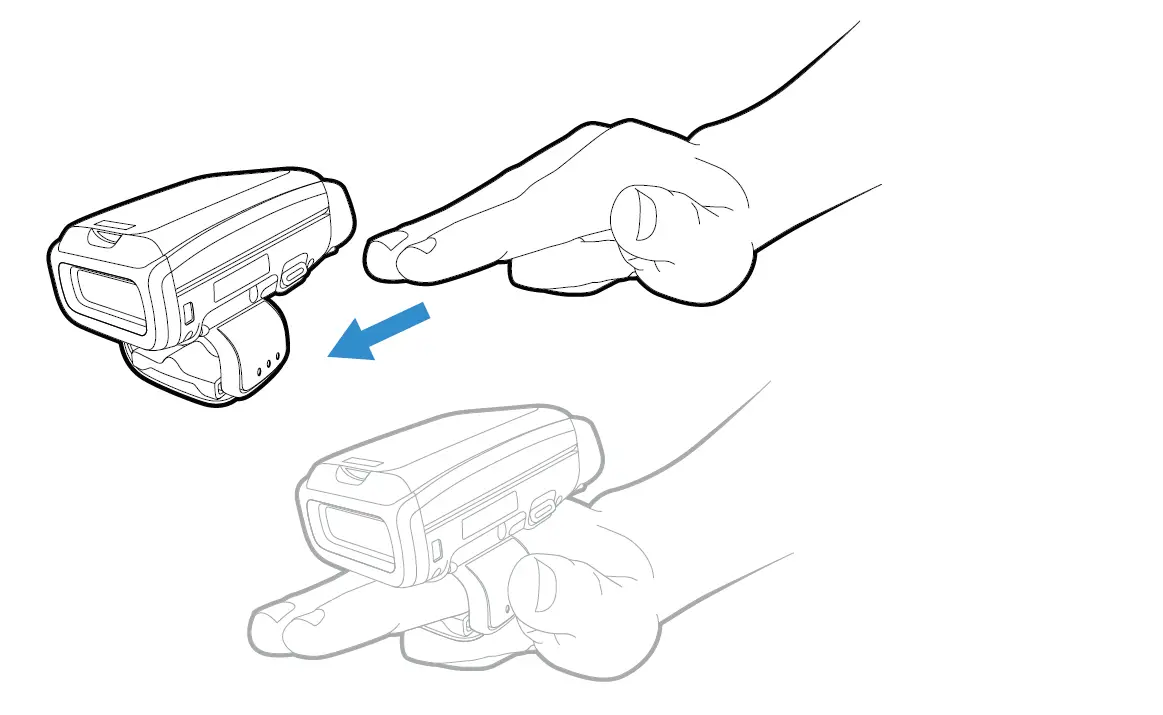 Honeywell 8690i Mini Wearable Mobile Computer FIG 2