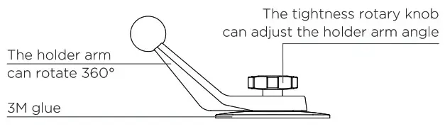 Shenzhen Caibo Technology X7 Wireless Charger Car Holder - Direction for use 3