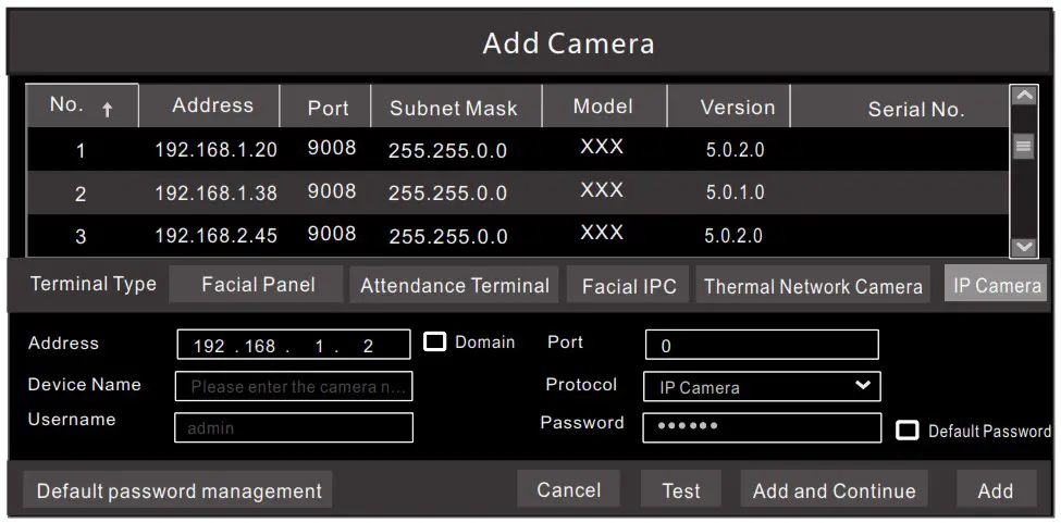 speco technologies N8NRT Smart Management Terminal - . Add Cameras