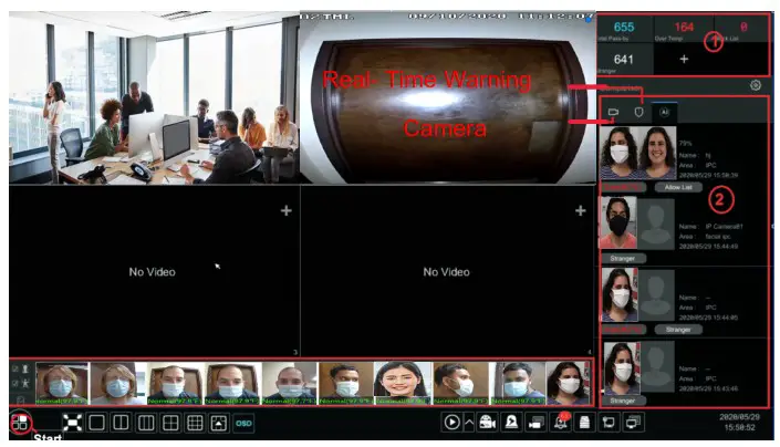 speco technologies N8NRT Smart Management Terminal - Live Display
