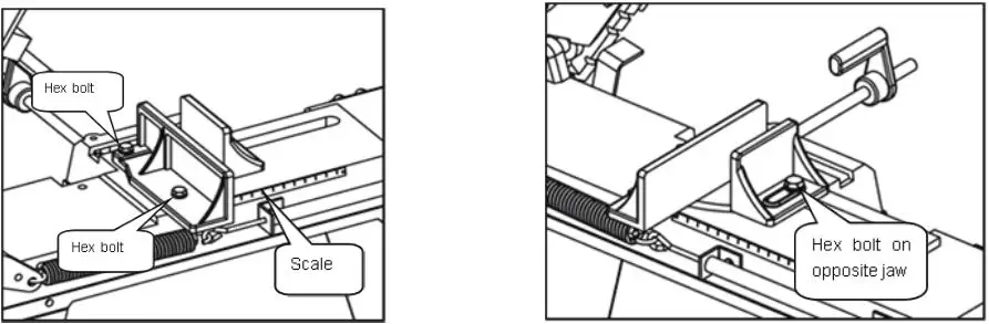KLUTCH 4 1 2in. x 6in. Metal Band Saw With Vertical Cutting Table - Vice Adjustment