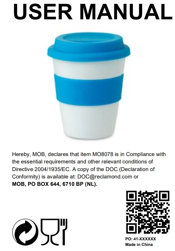 midocean MO8078 Single Wall Tumbler User Manual