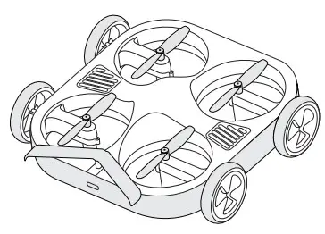 Huabo HB2022N Drone Air Racer - Driving Mode