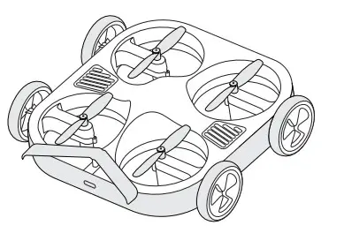 Huabo HB2022N Drone Air Racer - Lift Off