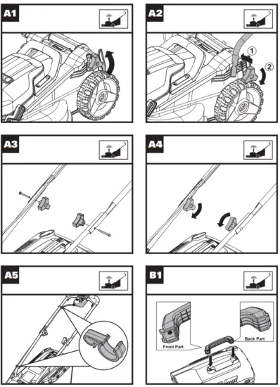WORX WG779E Cordless Lawn Mower - fig2