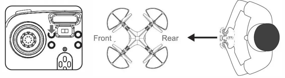 Wintide Brand DRC08 2.4G Remote Control Drone FIG 10