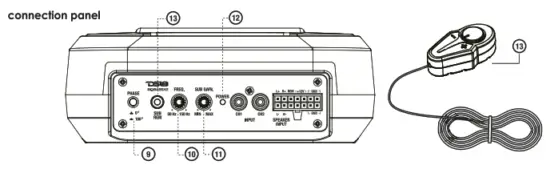 DS18 SQBASSx2 Under Seat Amplified Subwoofer - subwoofer