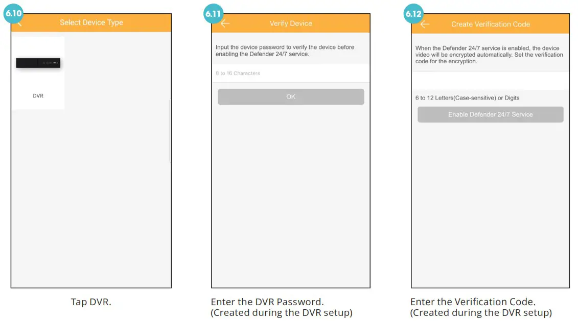 DEFENDER 4K1T4BX 4K Ultra HD Wired 4 Channel Security System with 4 Cameras - MOBILE APP ACCESS 6