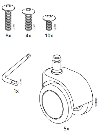 IKEA RENBERGET Bomstad Swivel Chair 2