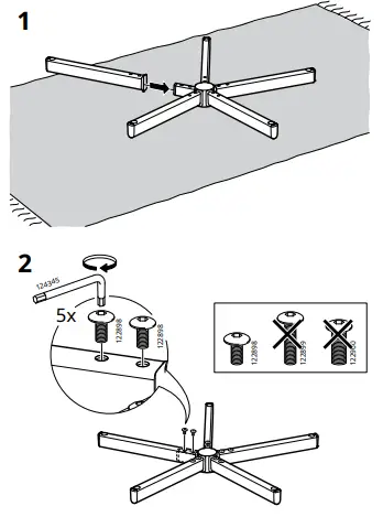 IKEA RENBERGET Bomstad Swivel Chair 4