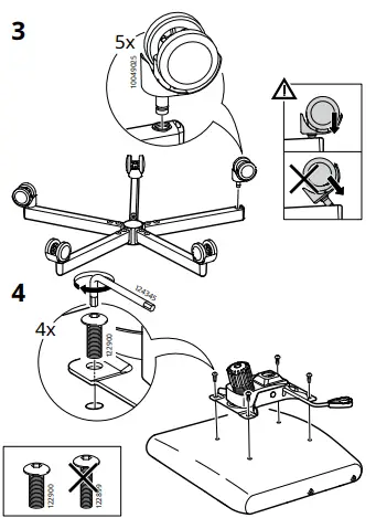IKEA RENBERGET Bomstad Swivel Chair 5