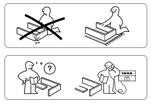 IKEA RENBERGET Bomstad Swivel Chair