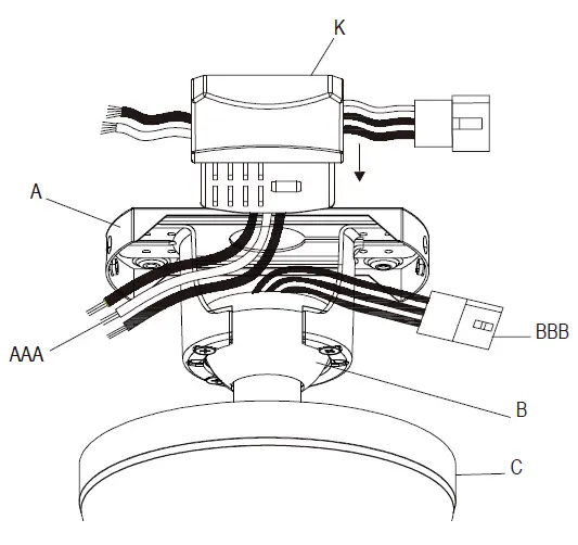 HAMPTONBAY RGB-52SPARD HOLLIS 52-INCH CEILING FAN FIG 12