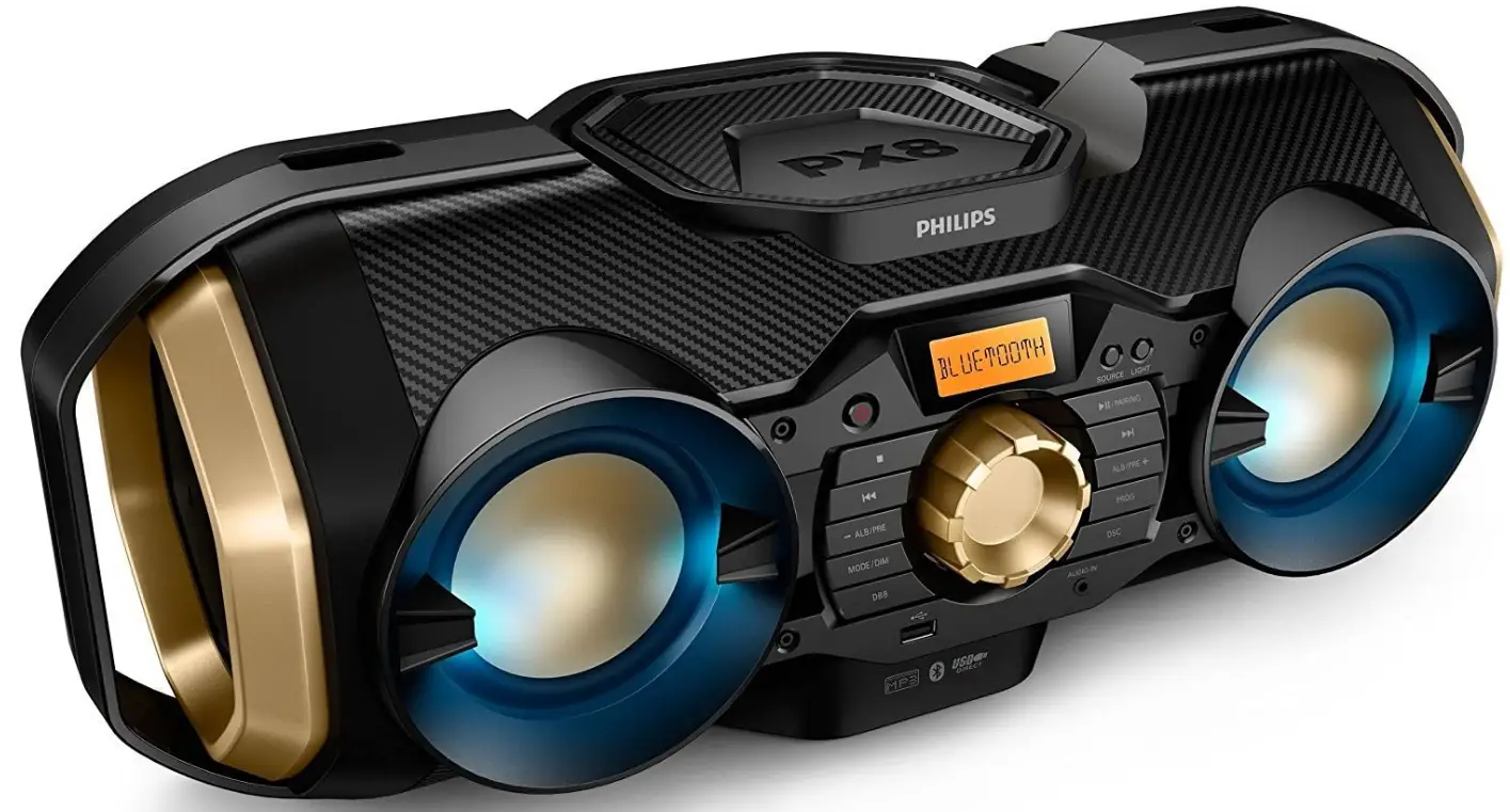 Philips Bluetooth Boombox Speaker – Rugged, Portable, Wireless Radio-complete Features/user Manual