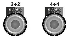 Deaf Bonce ML 10S DS D4 Machete Series Subwoofer - Wiring Diagrams 2