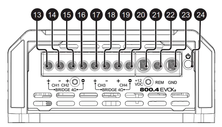 SounDigital 800 4 Evo X 2 Channel Amplifier -fig6