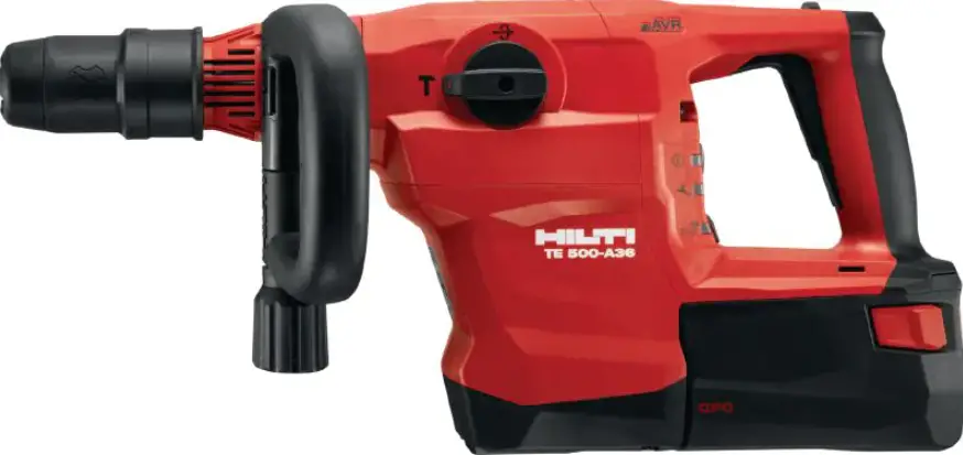 Hilti Te 500-a36 Cordless Chipping Hammer Instruction Manual