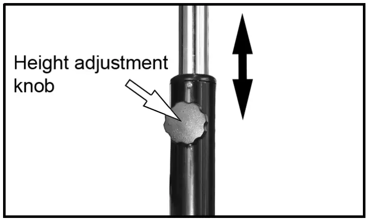 ADJUSTING THE HEIGHT