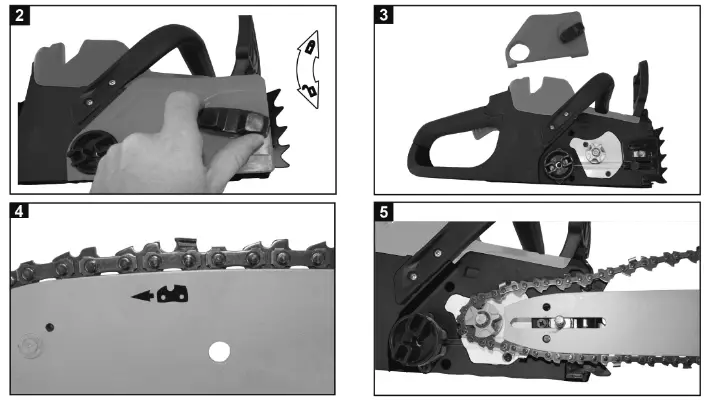 MEEC TOOLS 018259 Battery Powered Chainsaw - fig1