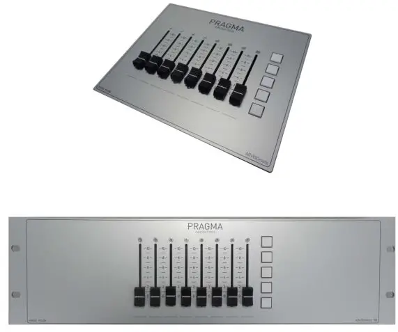 Pragma Arvigomoto3 R8 Q-sys Motor-faderpult Instruction Manual