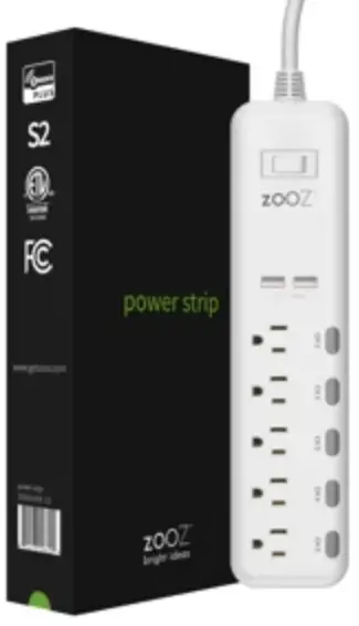 ZOOZ ZEN20 Z-Wave Plus S2 Power Strip