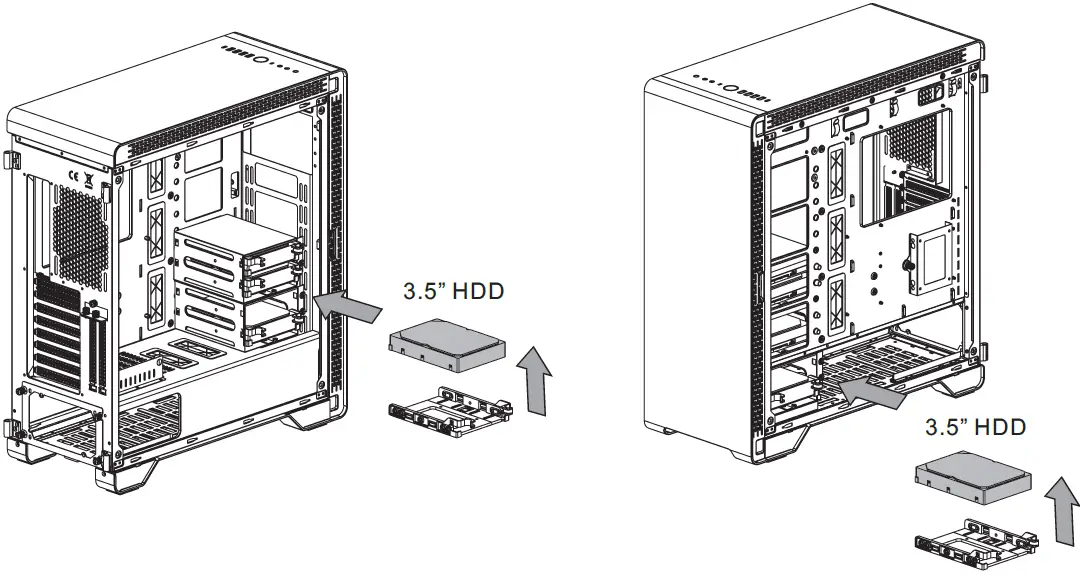 thermaltake A500 TG Aluminum Tempered Glass Edition Mid Tower Chassis 09