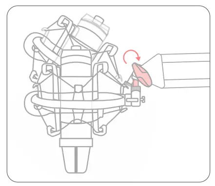 Installation of Shock Mount