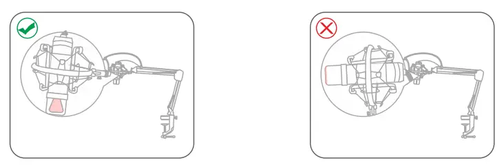 Position the Microphone