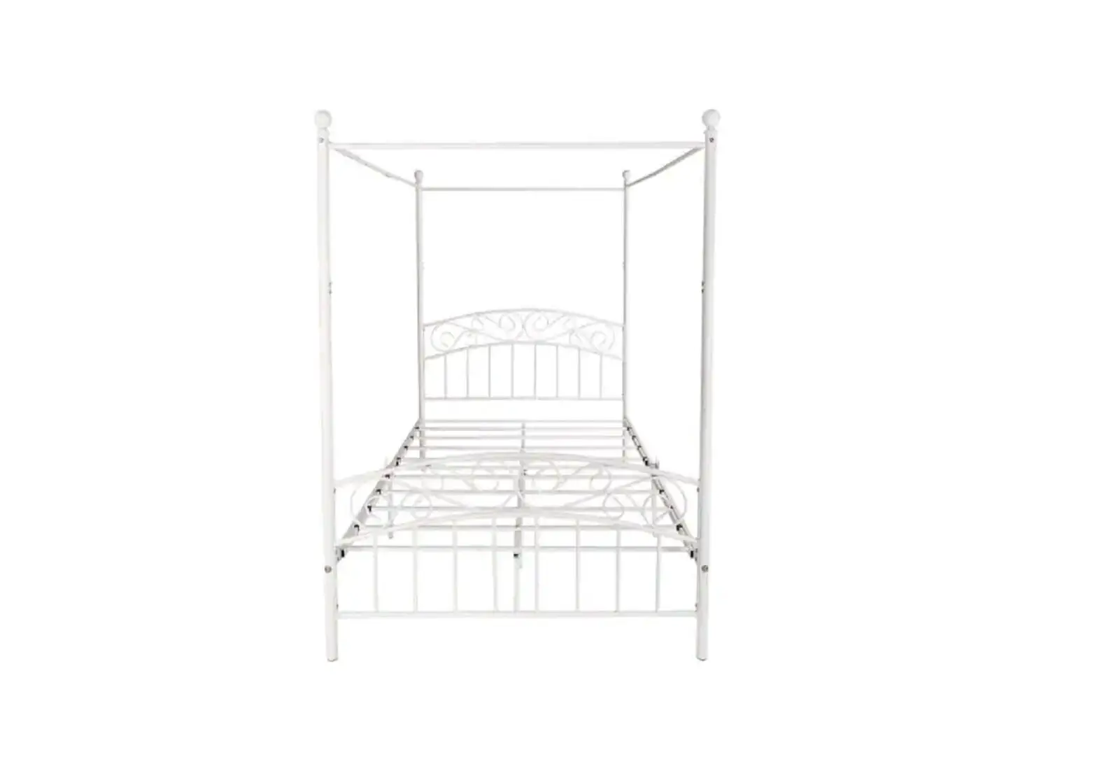 Unbranded 715f European Style White Full Metal Canopy Bed Frame Instruction Manual Unbranded 715f European Style White Full Metal Canopy Bed Frame Instruction Manual