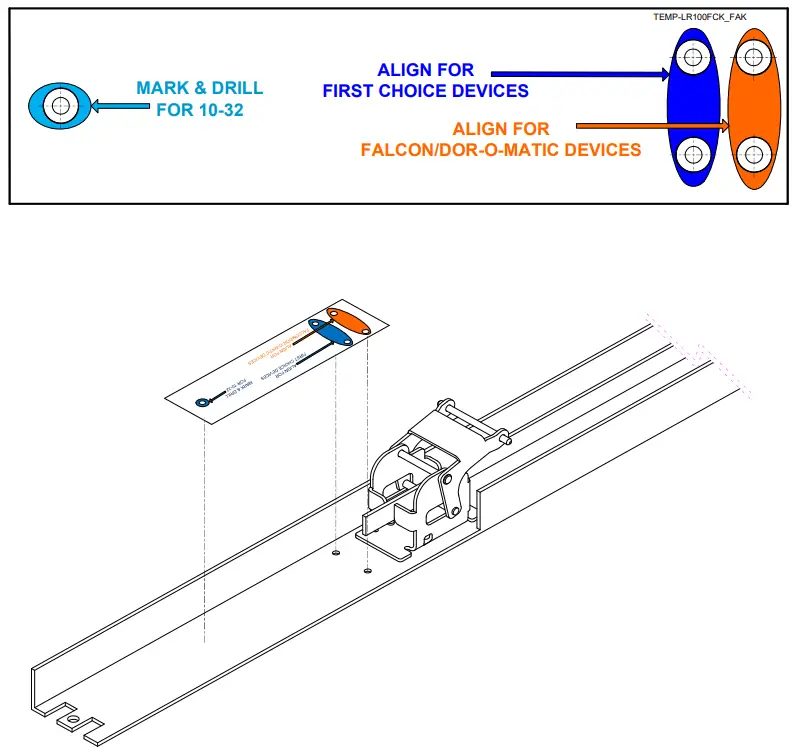 SDC LR100FCK First Choice Electric Latch Retraction Kit - fig