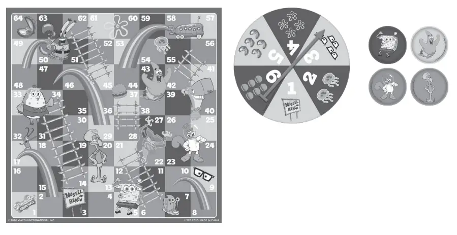 TCG TOYS B07YNZDW4L 2 In1 Double Sided Board Games -fig1