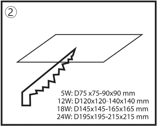 rabalux 3174 Recessed and Surface Mounted Lighting - 1
