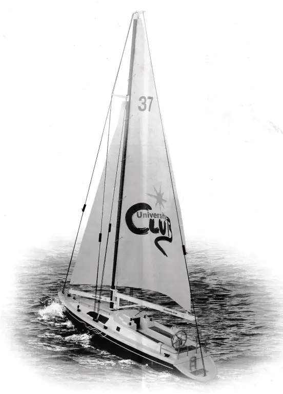 HOBBY ENGINE RHE0905 Remote Control University Club Yacht