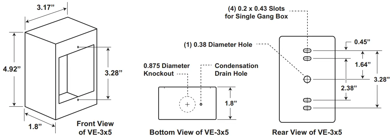 Installation and Specifications