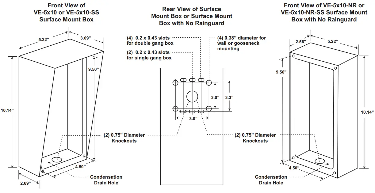 Installation and Specifications