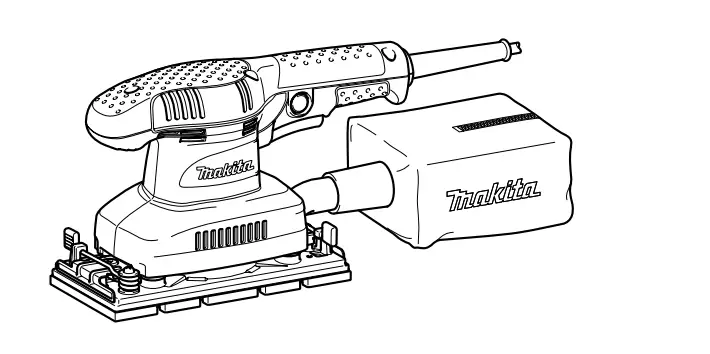 Makita Bo3711 Finishing Sander Instruction Manual