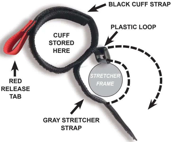 Cuff securement Strap