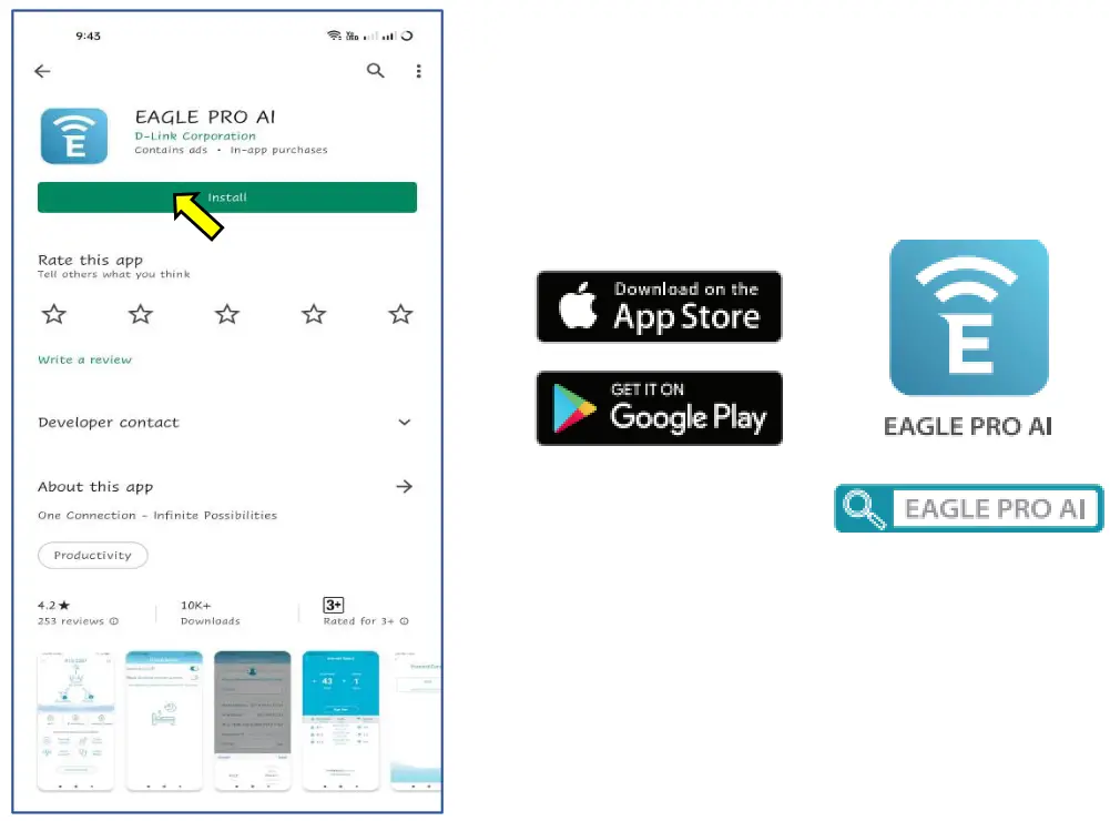 D Link Eagle Pro AI App