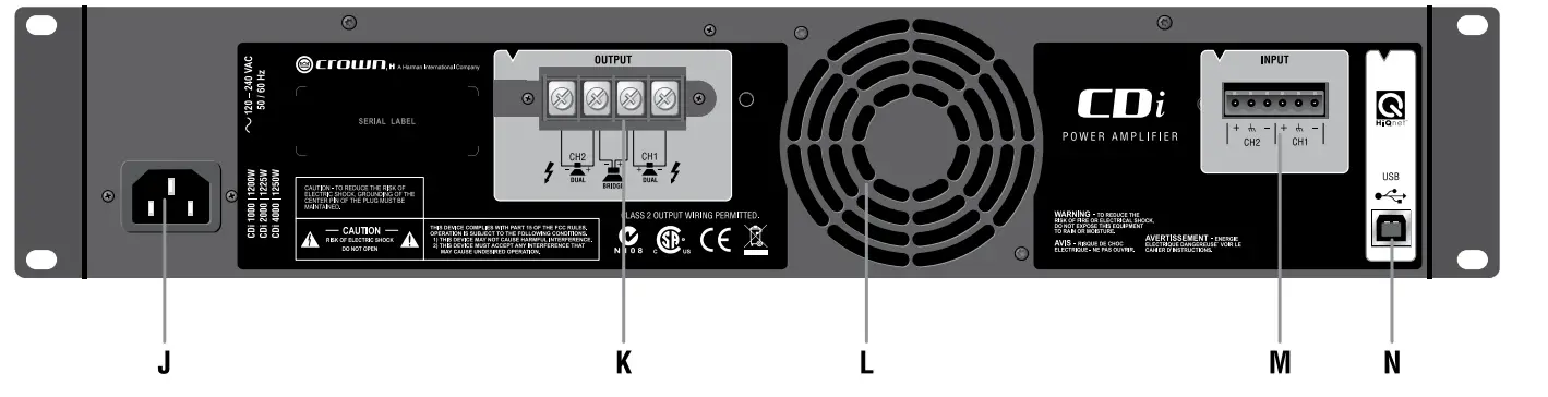 Crown-CDi-6000-Two-Channel-70V-140V-Power-Amplifier-11