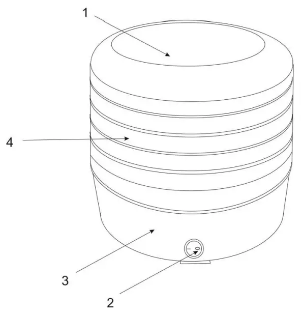 SCARLETT SC-FD421010 Dryer for Vegetables - Fig 1