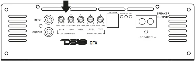 DS18 GFX Series Monoblock Amplifier A02
