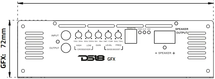 DS18 GFX Series Monoblock Amplifier C03
