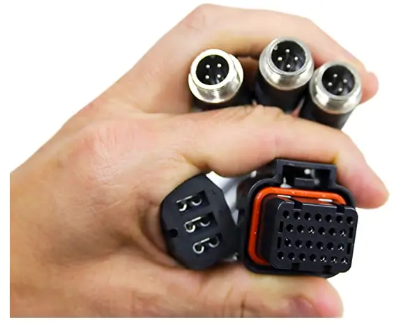 DAKOTA MICRO DMAC-JD3C Camera to John Deere GreenStar 3 2630 Three Camera Adapter Cable