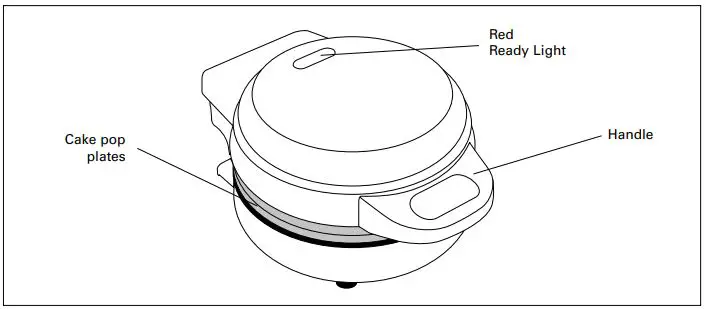 BELLA Mini Cake Pop Maker Instruction Manual - Getting to know your Cake Pop Maker