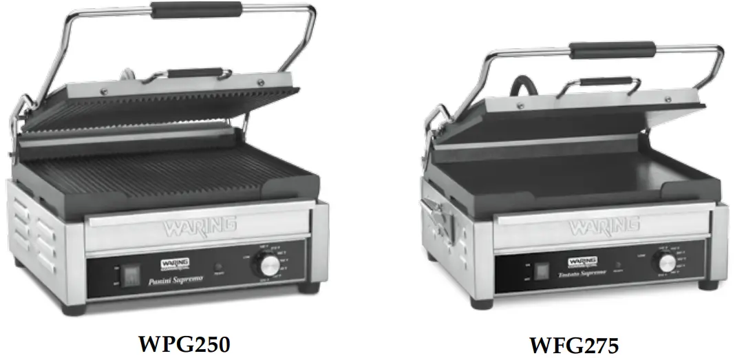 WARING COMMERCIAL WPG300 Double Italian Panini Grill - 1