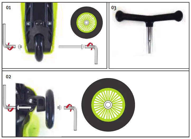 SCOOT AND RIDE HIGHWAYKICK 1 Scooter - Spare parts and assembling