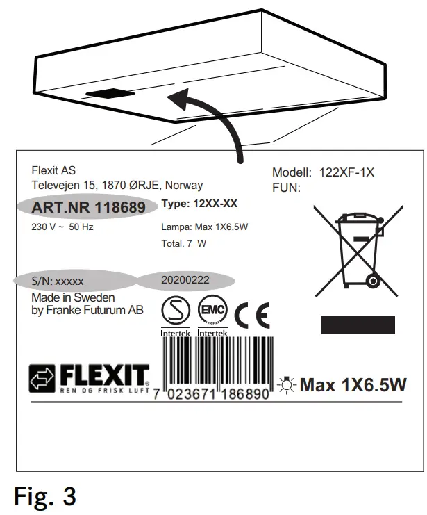 FLEXIT Facet S Facet Kitchen Hood - COMPLAINTS