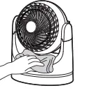 WOOZOO PCF-HE10 Small Oscillating Circulating Fan 4
