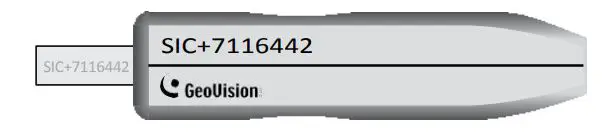 GeoVision GV-NVR - Each dongle has its own serial number